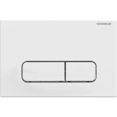 Кнопка смыва Charus Elegia FP.320.12.01 для инсталляции, белый матовый