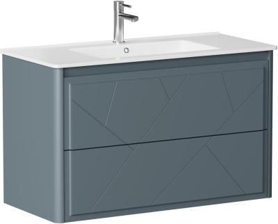 Тумба под раковину Allen Brau Paris 100 1.360002.BGM синий матовый