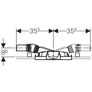 Система инсталляции Geberit Duofix H50 111.591.00.1 для душа