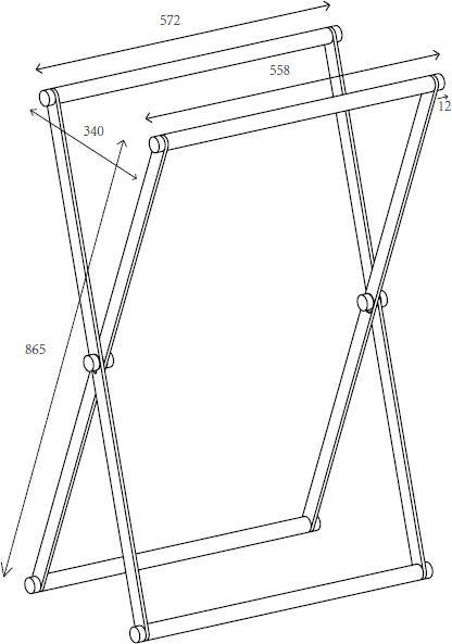 Рамка от корзины для белья Allen Brau Priority 6.OP32SF00LF1-VBBSVF сталь