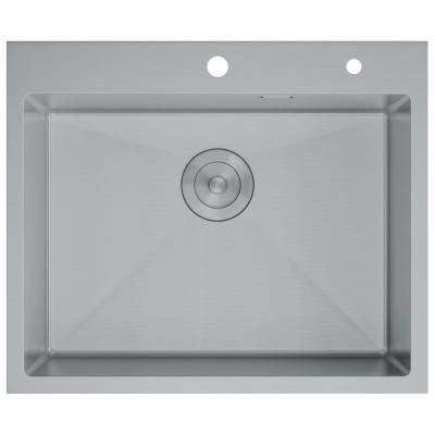 Кухонная мойка D&K нержавеющая сталь сатин (DKS604504)