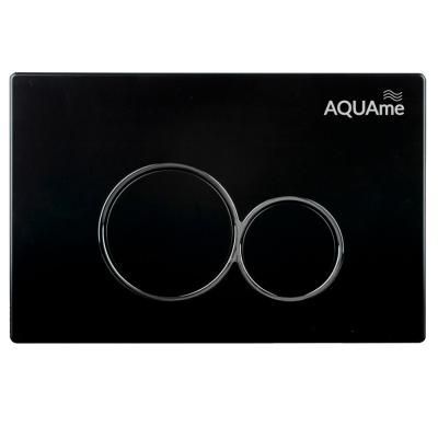 Панель смыва AQUAme AQM4101B, черный