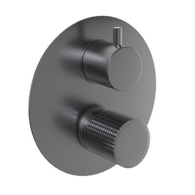 Смеситель для ванны Paini Cox Grip встраиваемый, черный матовый