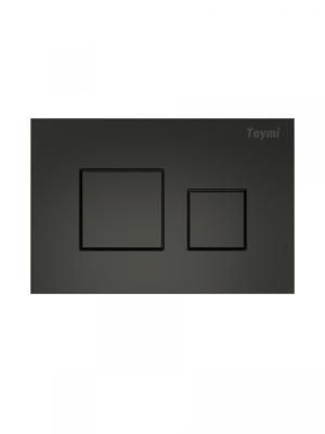 Клавиша смыва Teymi Kati, двойной смыв, черный матовый T70702BM