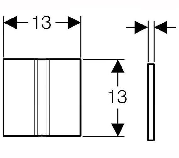 Привод бесконтактного смыва Geberit HyTronic 116.026.GH.1 для писсуара