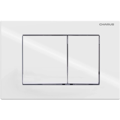 Кнопка смыва Charus Minimalista FP.310.11.01 для инсталляции, белый глянец