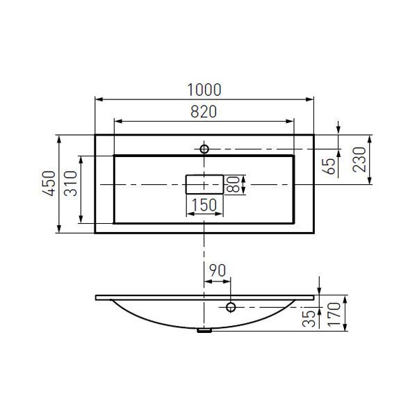 Тумба с раковиной Aquaton Диор 1A167701DR010 100 раковина Премьер М, белый