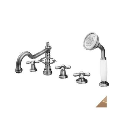 Смеситель Rav Slezak Morava Retro MK169.5PZ для ванны золото