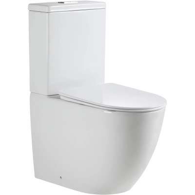 Унитаз-компакт GID Tn2188TF безободковый, торнадо, с сиденьем микролифт, белый