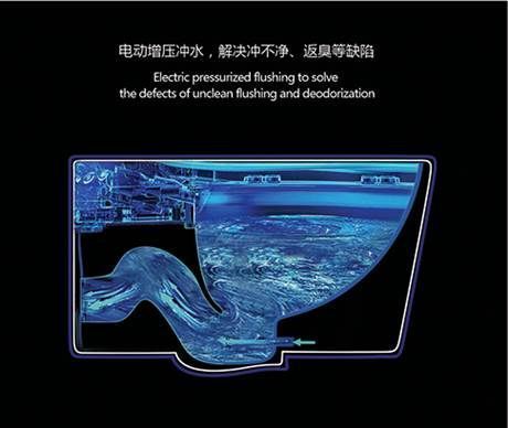 Унитаз подвесной Cerutti SPA C-370C с функцией импульсного слива и инсталяцией