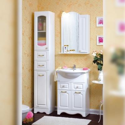 Комплект мебели для ванной Бриклаер АННА 60R, белый