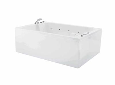 Ванна акриловая SSWW A1905 180х120 с гидромассажем, белый глянцевый