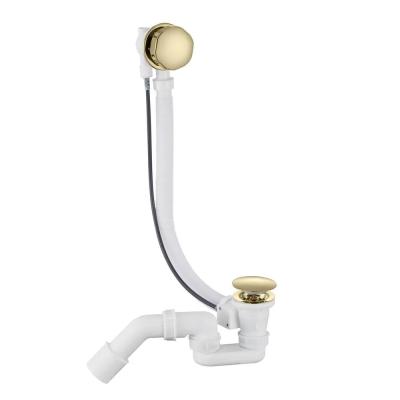 Слив-перелив (полуавтомат) Grocenberg GB240GO, золото