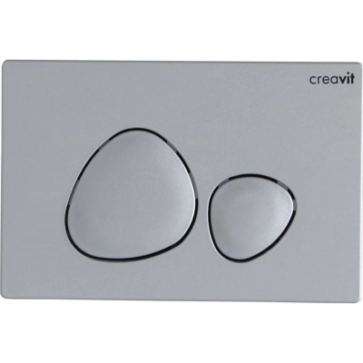 Кнопка смыва Creavit Spa GP700200 для инсталляции, серый матовый