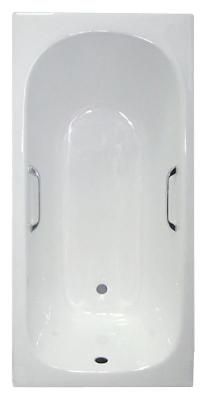 Чугунная ванна Castalia 150x70x42 с ручками