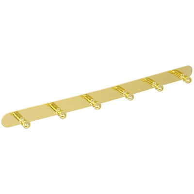 Планка с крючками Veragio Gialetta Dorato VR.GIL-6439.DO для ванны, золотой