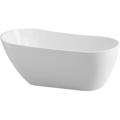 Акриловая ванна Art&amp;Max Tito AM-TITO-1600-780 160x78 см, отдельностоящая, белый