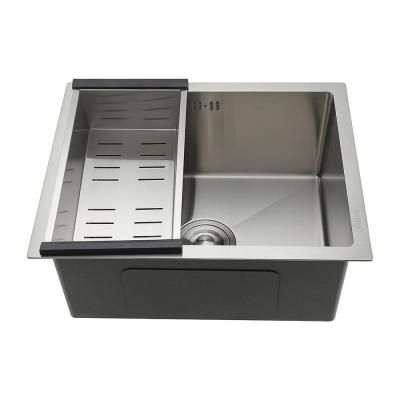 Мойка кухонная с коландером Gappo GS5040 50х40 сатин