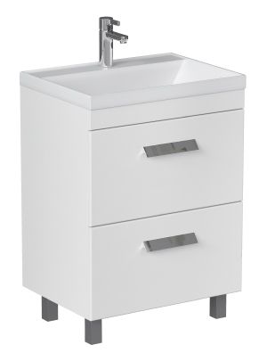 Тумба Velvex напольная Orlando 60, белый матовый (tn.ORL.CLA.60.2Y белый матовый)