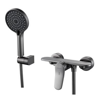 Смеситель  для душа Shevanik S4JZ71RQ6TZS, Оружейная сталь