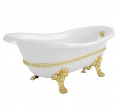 Ванна акриловая Migliori Bella ML.BLL-40.404.DO 170х80 золото, на лапах "MIGLIORE"