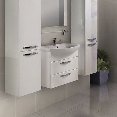 Тумба с раковиной Aquaton Ария М 1A123301AA010 65 белый