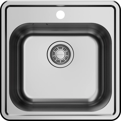 Кухонная мойка Omoikiri Notoro 48-SI 4997437 48,5x48,5 см, матовая сталь