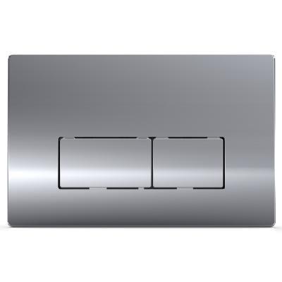 Кнопка смыва Azario 24.7х2.5х16 , пластик, цвет Хром глянцевый (AZ-8200-0089/AZ-P58-0120)