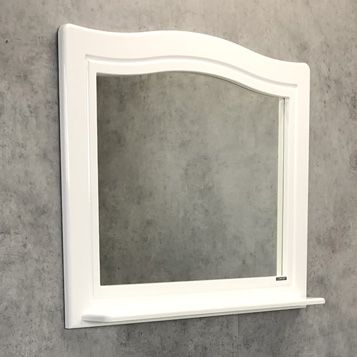 Зеркало COMFORTY "Павия-100" белый глянец