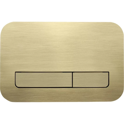 Кнопка смыва Veconi Flush V12 FLV12-G для инсталляции, золотой матовый