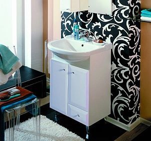 Тумба с раковиной Aquaton Джимми 1A068201DJ010 57 белый