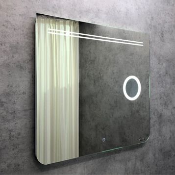 Зеркало COMFORTY "Лондон-90" светодиодная лента, сенсор 900*800 00004140523CF