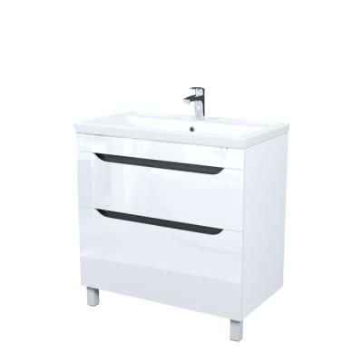 Тумба с умывальником, напольная, 80 см, белый, Ray, IDDIS, RAY80WFi95K