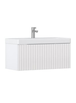 Тумба подвесная Velvex Compo 80.1Y, белый (tp.COM.9696.80.1Y белый глянец)