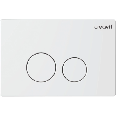 Кнопка смыва Creavit Terra GP9001.00 для инсталляции, белый