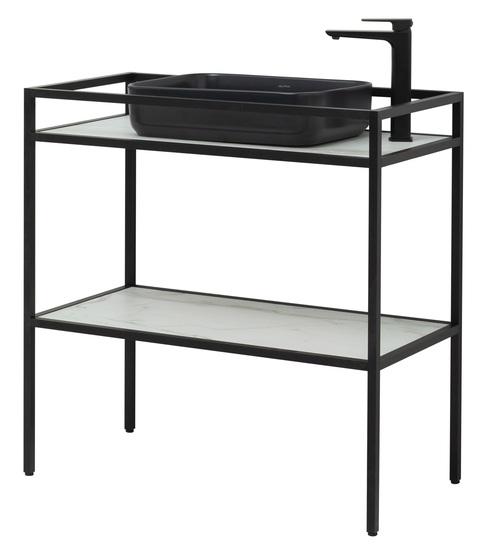 Консоль под раковину Allen Brau Liberty 90 1.33004.BB черный браш