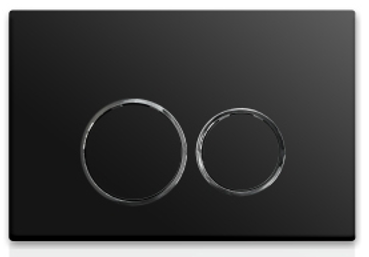 Кнопка для инсталляции CeramaLux DC-012, черный матовый