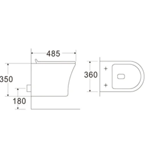 Унитаз подвесной Cerutti SPA Brenta aria CT7191 микролифт