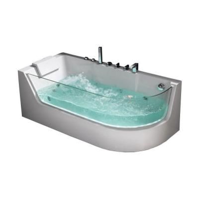 Акриловая ванна Frank F105R 170х80 см, с гидромассажем