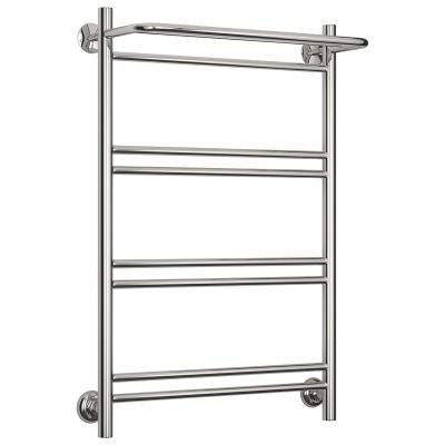 Полотенцесушитель водяной Стилье Версия-Н1 80х50 с полкой, хром