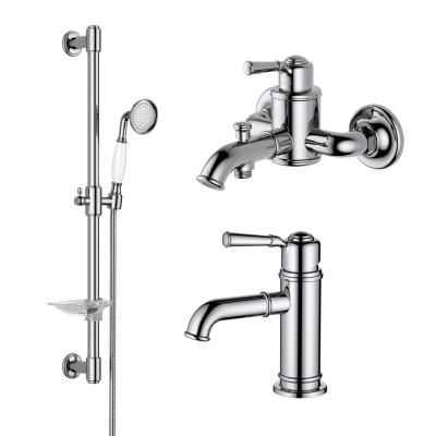 Комплект смесителей Aquatek AQ1530CR, хром