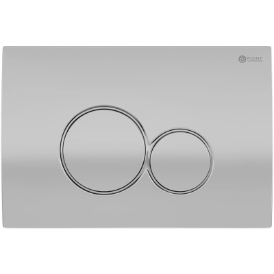 Кнопка смыва Point Виктория PN44061SC для инсталляции, сатин/хром/сатин