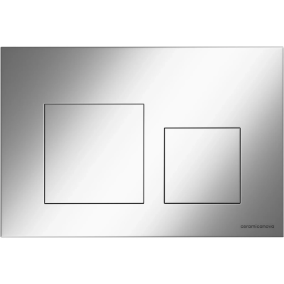 Кнопка смыва Ceramica Nova Balance Square CN12-002M для инсталляции, матовый хром