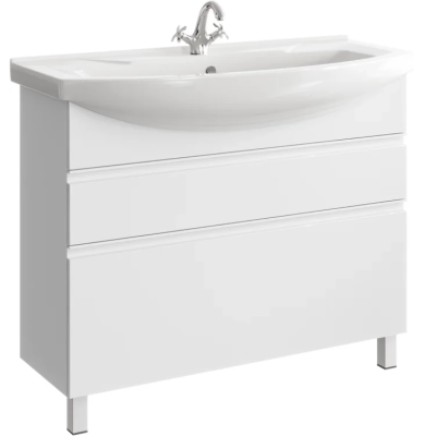 Тумба под раковину Aqwella Rodos ROD01102N 101,6 см, напольная, белый