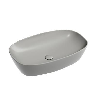 Раковина накладная Ceramica Nova Element CN6049MH 60x38x13.8 антрацит матовый