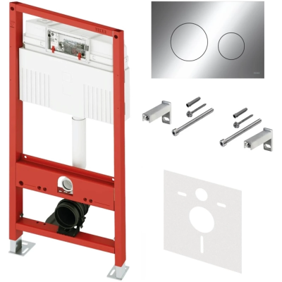 Инсталляция для унитаза Tece TECEloop + TECEbase 3.0 N500921 с кнопкой смыва, хром