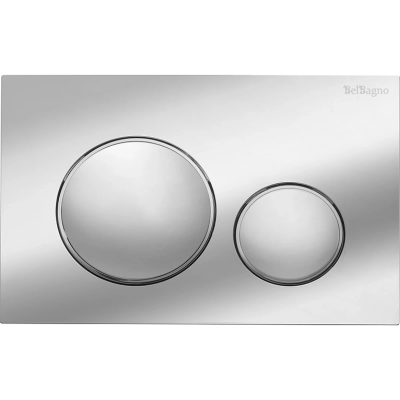 Кнопка смыва BelBagno BB-17C-CRM для инсталляции, хром