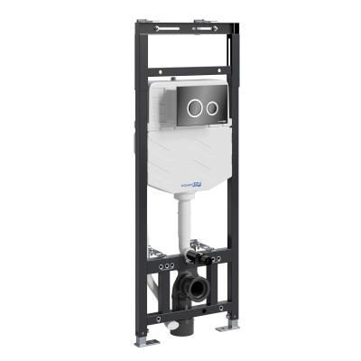 Система инсталляции для унитазов WasserKRAFT Alme 15TLT.010.ME.PB01 белый, черный глянец