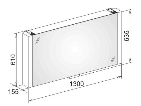 Мебель для ванной Keuco Royal 60 32161450000 140 кашемир