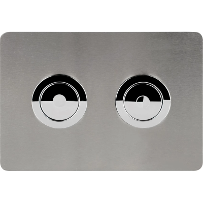 Кнопка смыва Point Венера PN44072SB для инсталляции, нержавеющая сталь/хром